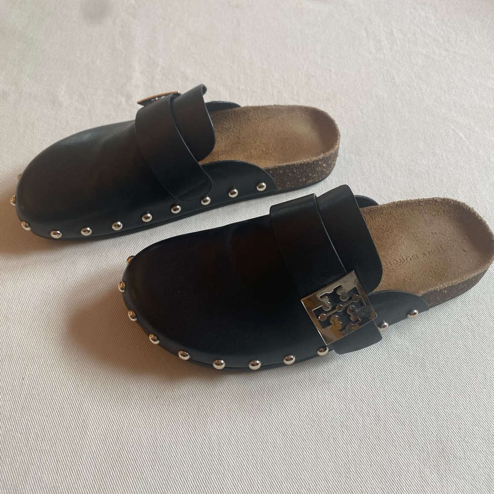 Tory Burch Black Studded Women's Shoes